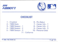 1990 Star Jim Abbott Jim Abbott #1