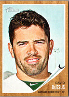 2011 Topps Heritage David DeJesus #402