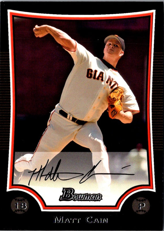 2009 Bowman Matt Cain #171