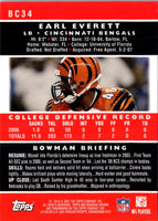 2007 Bowman Chrome Earl Everett #BC34 Rookie