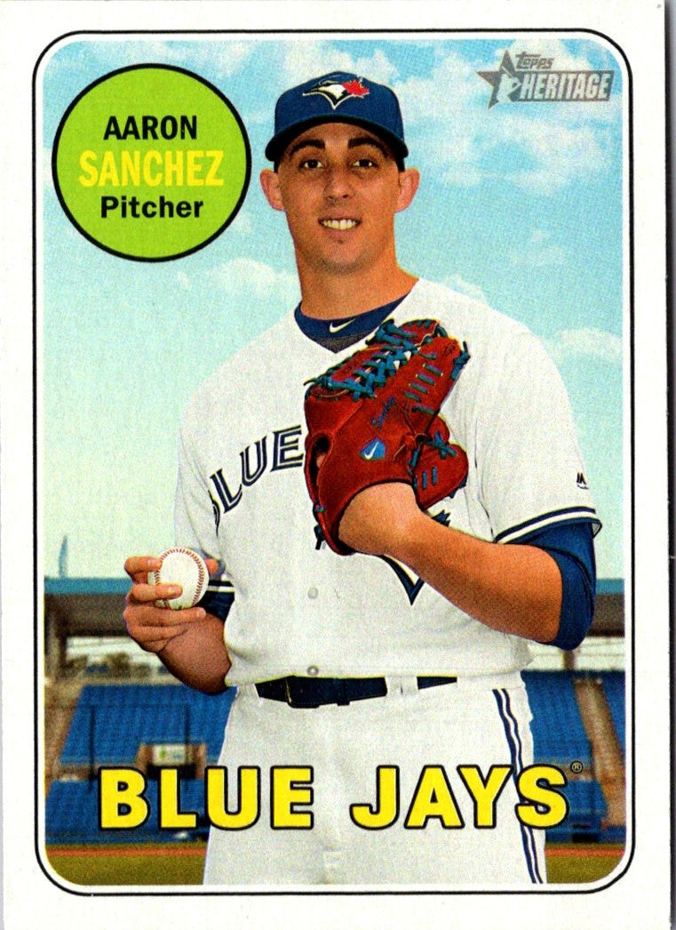 2018 Topps Heritage Aaron Sanchez