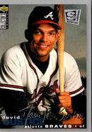 1995 Collector's Choice SE Silver Signature David Justice