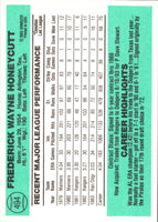 1982 Donruss Rick Honeycutt #494