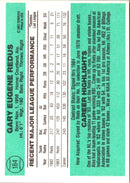 1984 Donruss Gary Redus