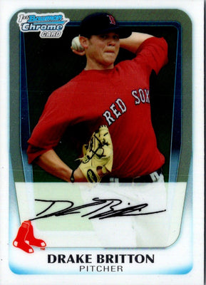 2011 Bowman Chrome Prospect Drake Britton #BCP94
