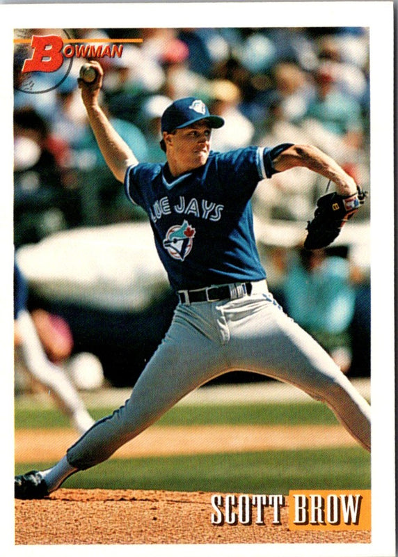 1993 Bowman Scott Brow #435 Rookie