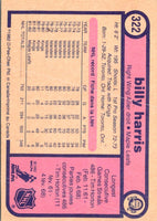 1982 O-Pee-Chee Billy Harris #322