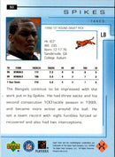 2000 Upper Deck Takeo Spikes