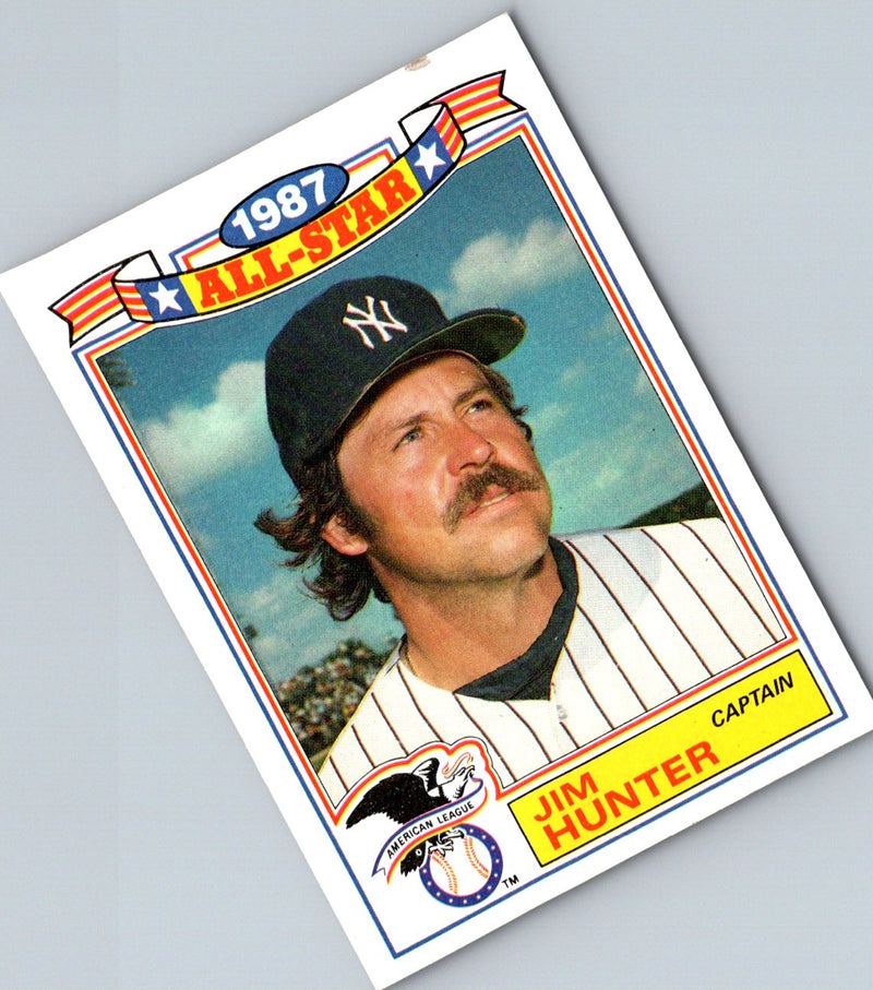 1988 Topps Glossy Jim Catfish Hunter #