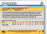 2019 Topps Ryan O'Hearn #332 Rookie