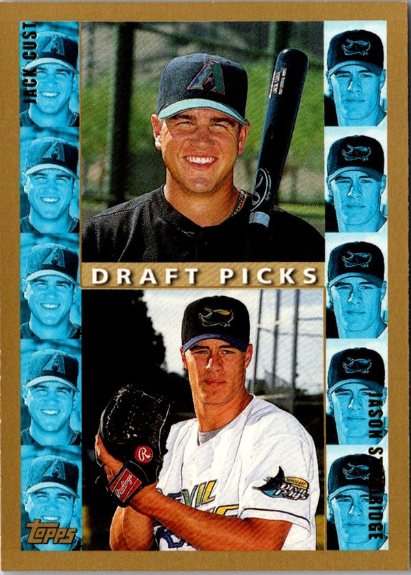 1998 Topps Jack Cust/Jason Standridge #495 Rookie