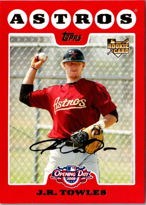 2008 Topps Opening Day J.R. Towles #219 Rookie