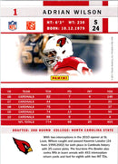 2011 Score Scorecard Adrian Wilson