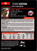 2006 Bowman Chrome Johan Santana