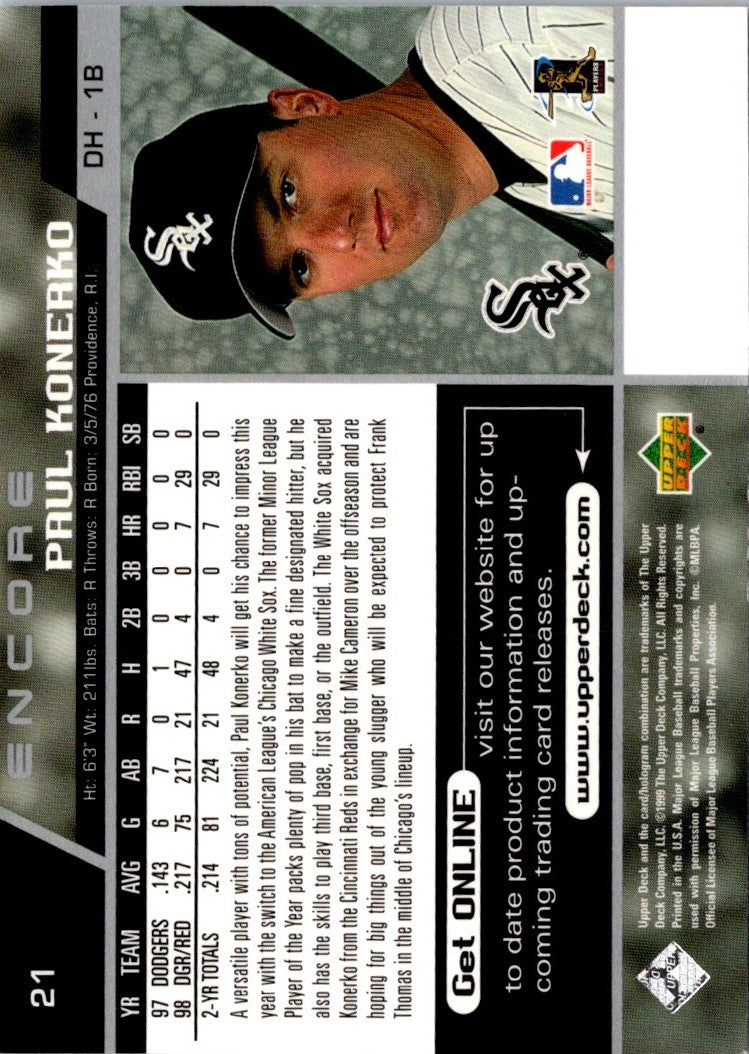 2003 Fleer Showcase Paul Konerko