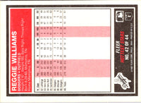 1987 Fleer Hottest Stars Reggie Williams #42