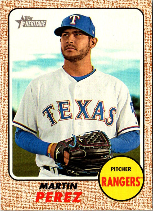 2017 Topps Heritage Martin Perez #555