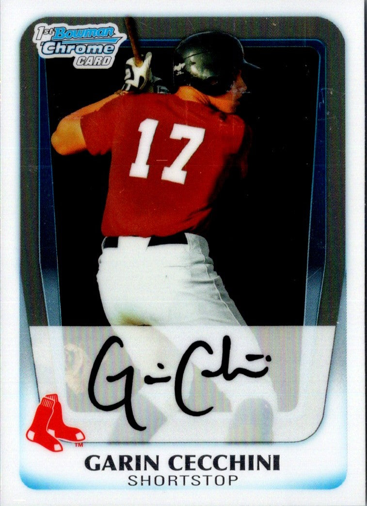 2011 Bowman Chrome Prospect Garin Cecchini