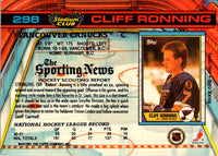 1991 Stadium Club Cliff Ronning #298A