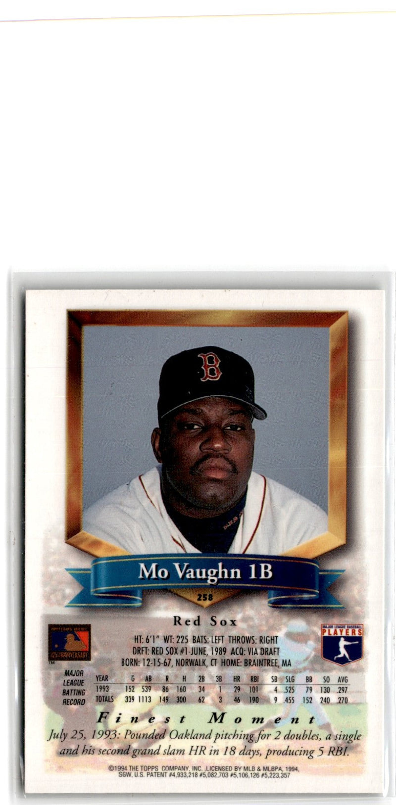 1994 Finest Mo Vaughn