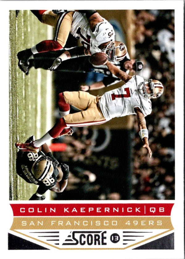 2013 Score Colin Kaepernick #186