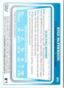 2011 Bowman Prospects Kyle McPherson