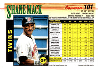 1993 Bowman Shane Mack #101