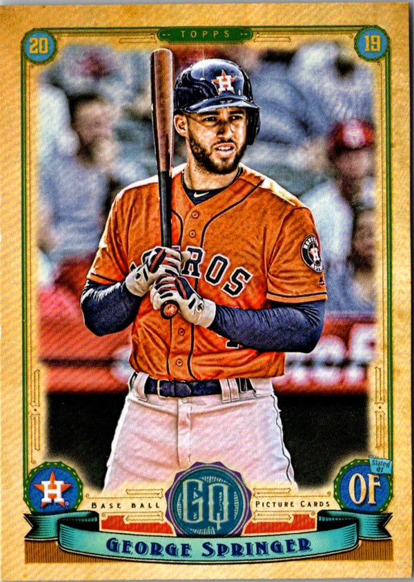 2019 Topps Gypsy Queen George Springer #133