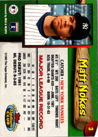 1993 Stadium Club New York Yankees Matt Nokes #3