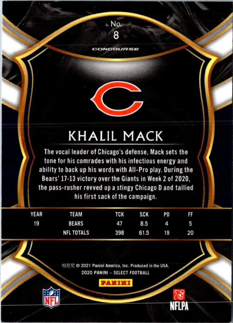 2020 Panini Select Khalil Mack