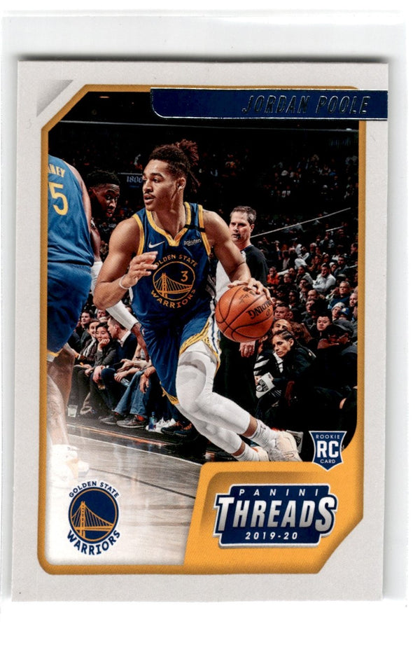 2019 Panini Absolute Memorabilia Jordan Poole #73 Rookie