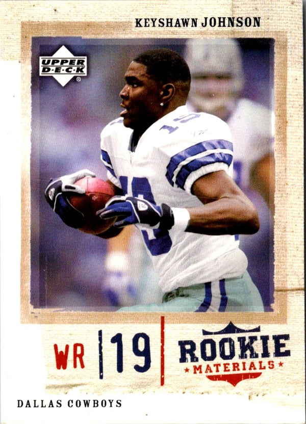 2005 Upper Deck Rookie Materials Keyshawn Johnson #22