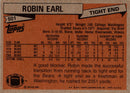 1981 Topps Robin Earl