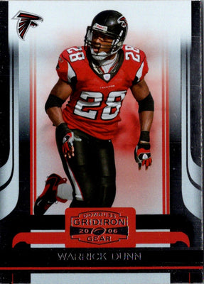 2006 Donruss Gridiron Gear Warrick Dunn #6