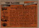 1981 Topps Tom DeLeone