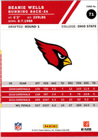 2012 Score Beanie Wells #71
