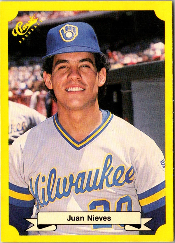 1987 Classic Update Yellow Juan Nieves #136