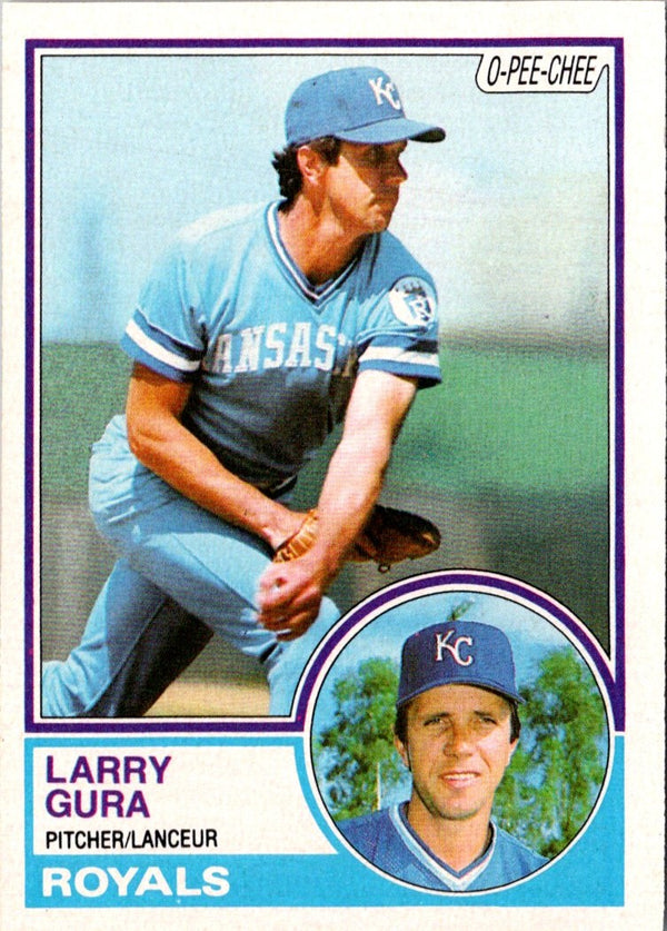 1983 O-Pee-Chee Larry Gura #340