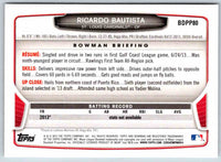 2014 Bowman Ricardo Bautista #BDPP80