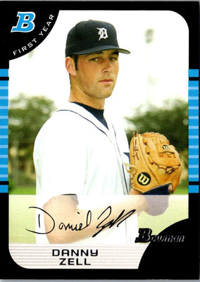 2005 Bowman Danny Zell #231 Rookie
