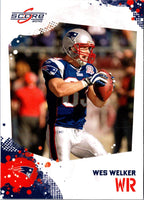 2010 Score Wes Welker #177