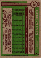 1976 Topps Gene Clines #417