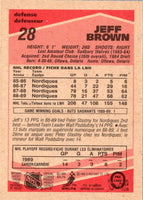 1989 O-Pee-Chee Jeff Brown #28