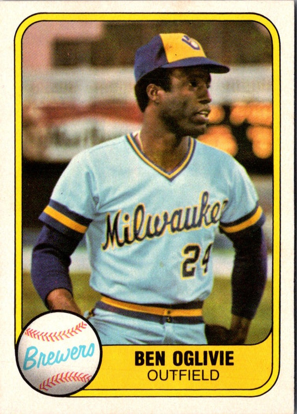 1981 Fleer Ben Oglivie #508