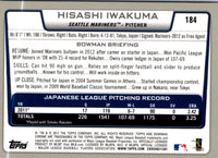 2012 Bowman Chrome Hisashi Iwakuma #184 Rookie