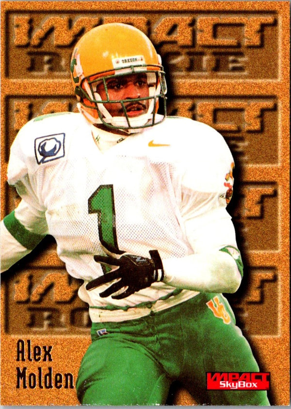 1996 SkyBox Impact Alex Molden #181 Rookie