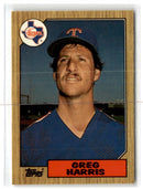 1987 Topps Tiffany Greg Harris