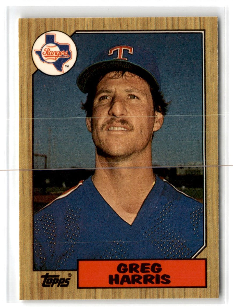 1987 Topps Tiffany Greg Harris