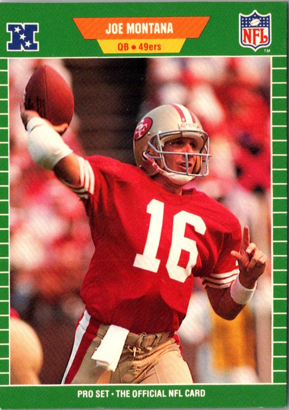 1989 Pro Set Joe Montana #381