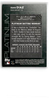 2020 Bowman Platinum Isan Diaz #9 Rookie